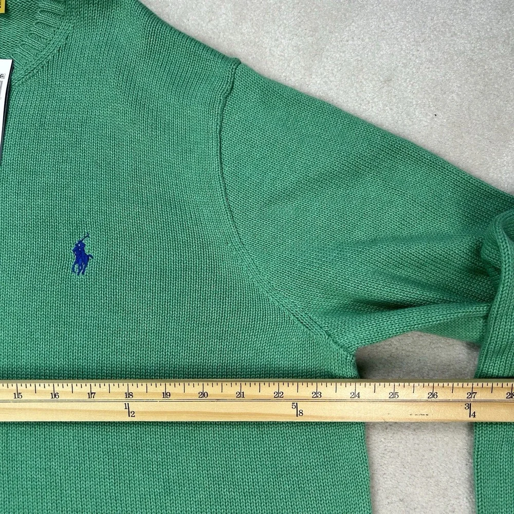 Polo Ralph Lauren Sweater Mens XL Crew Neck Heavy Cotton Knit Classic Preppy
